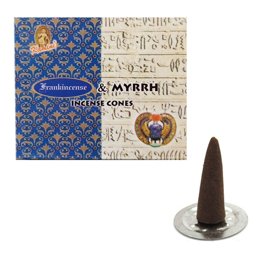 Kamini Frankincense and Myrrh Incense Cones