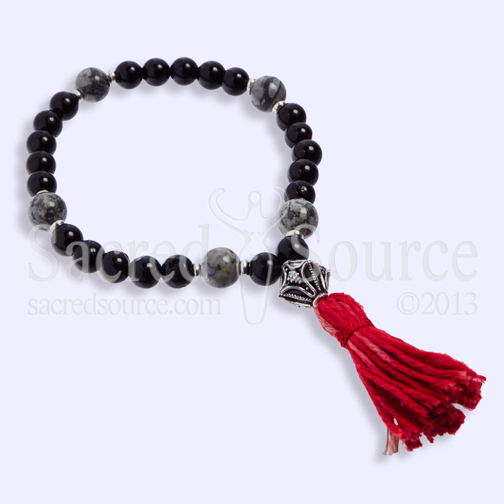 Black Tourmaline Wrist Mala