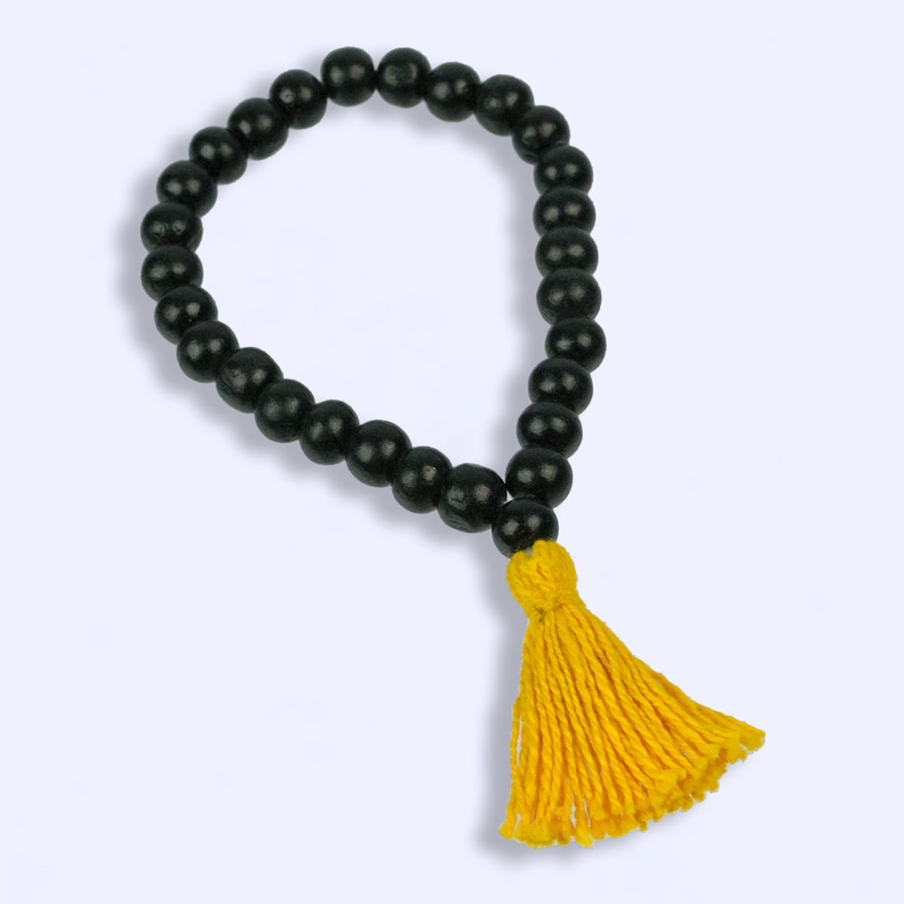 Black Ebony Wrist Mala