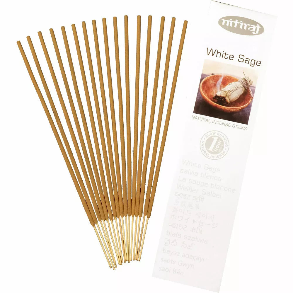 Nitiraj White Sage Incense Sticks