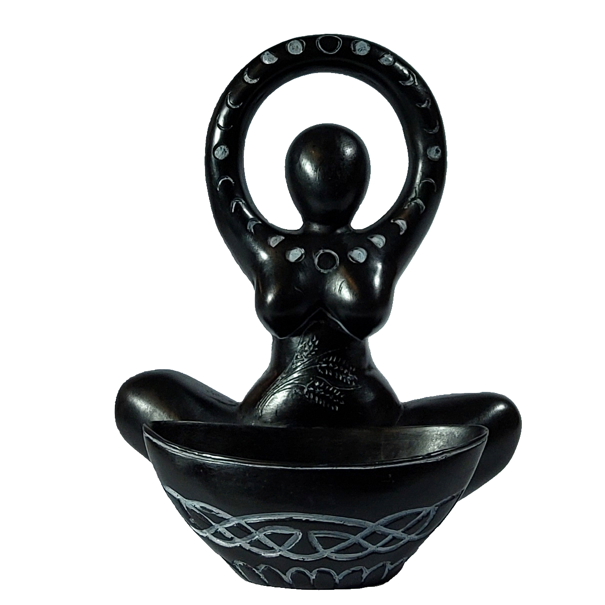 Black Offering Bowl Goddess