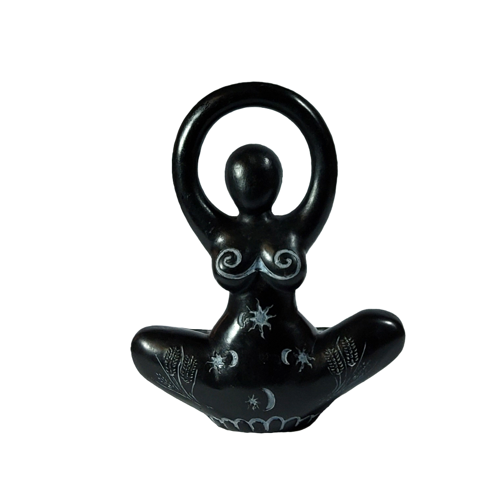 Black Offering Bowl Goddess