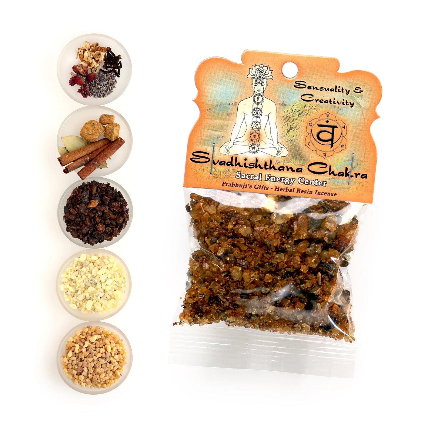 Prabhujis Sacral Chakra Resin Incense