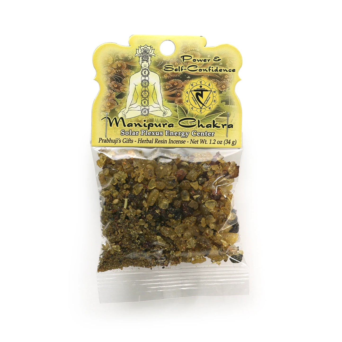 Prabhujis Solar Plexus Chakra Resin Incense