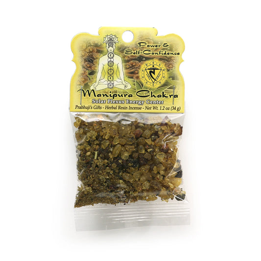 Prabhujis Solar Plexus Chakra Resin Incense