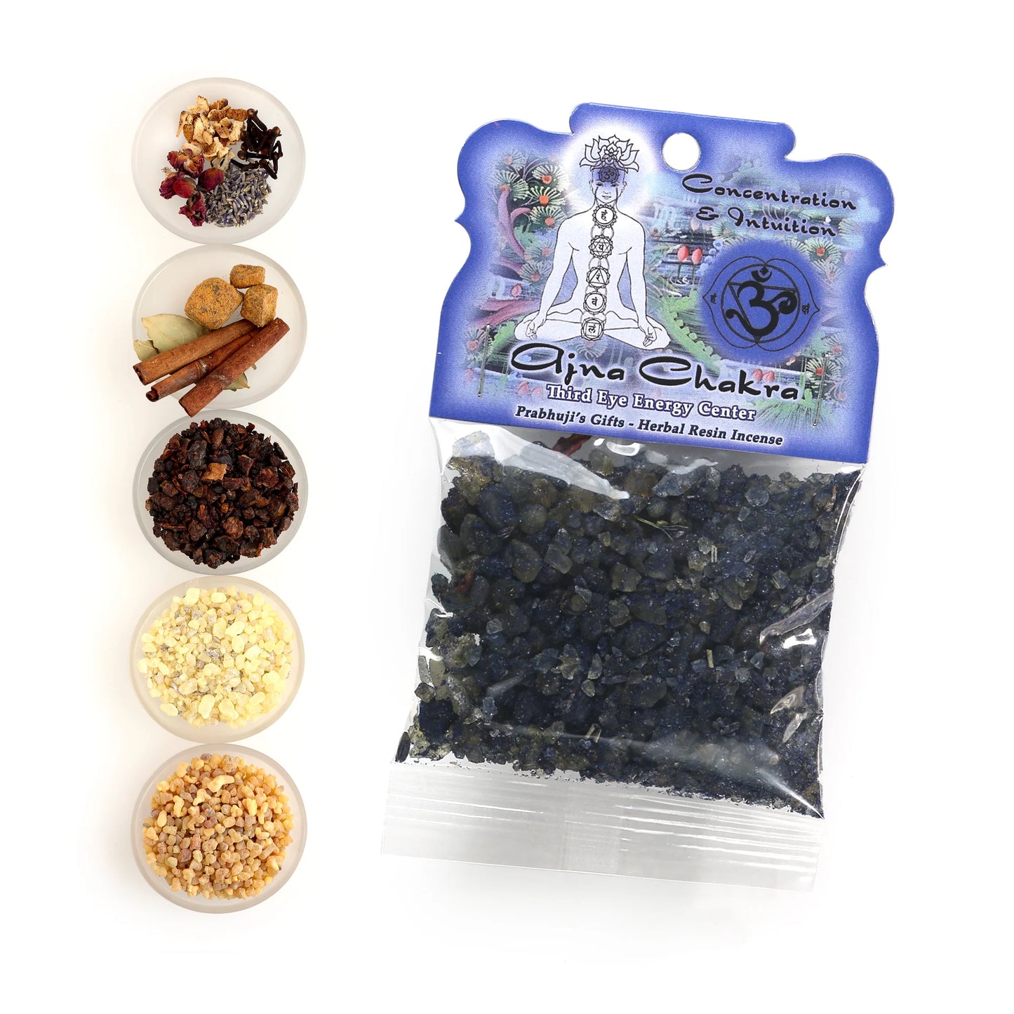 Prabhujis Third Eye Chakra Resin Incense