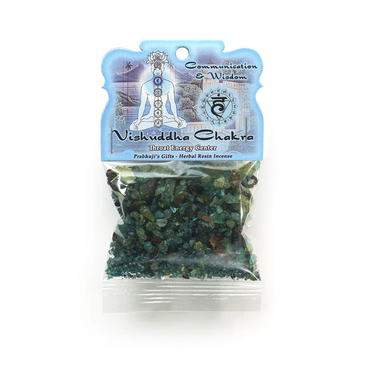 Prabhujis Throat Chakra Resin Incense