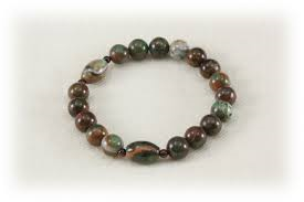 Green Opal Rosewood Wrist Mala