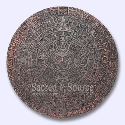 Aztec Maya Sun Stone Calendar Plaque