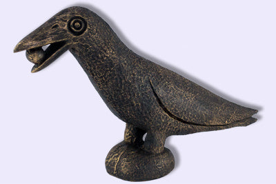 Black Raven Crow Oracle statue