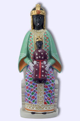 Black Madonna child LePuy icon statue