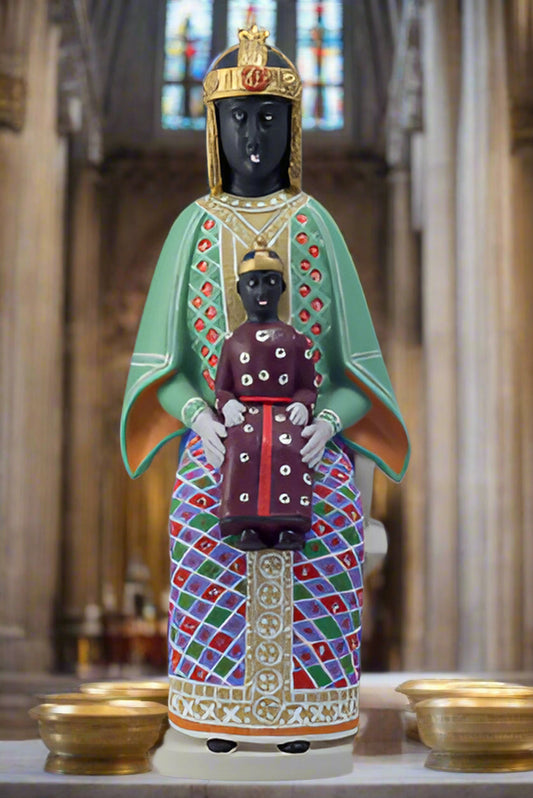 Black Madonna child LePuy icon statue