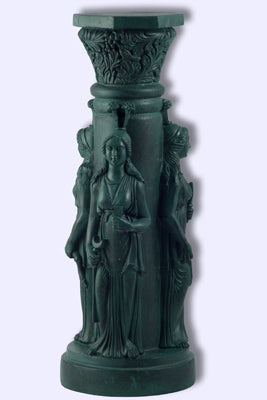Brigit Celtic Goddess triple statue column