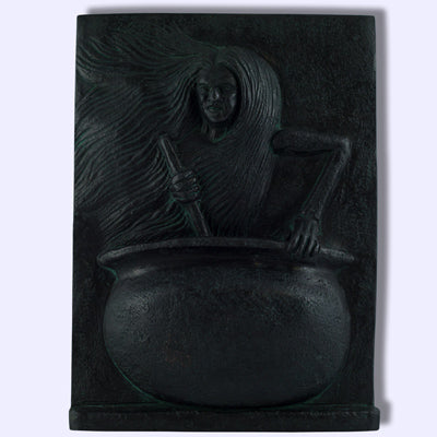 Baba Yaga Slavic Russian Goddess plaque