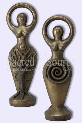 Spiral Goddess statue Abby Willowroot