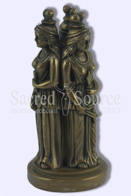 Brigid Celtic Triple Goddess statue