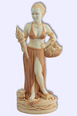 Demeter Ceres Greek Roman Grain Goddess statue