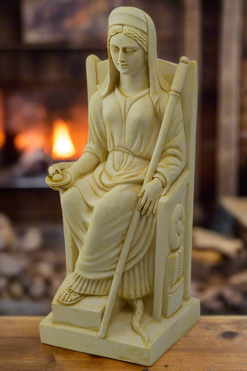 Hestia Greek Roman Hearth Goddess statue