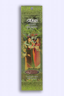 Hari  Amber and Sandlewood Incense Sticks