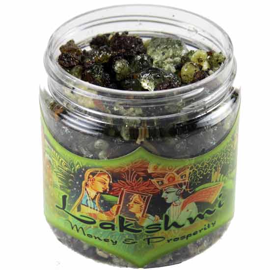 Lakshmi - Money and Prosperity Resin Incense 2.4 oz Jar