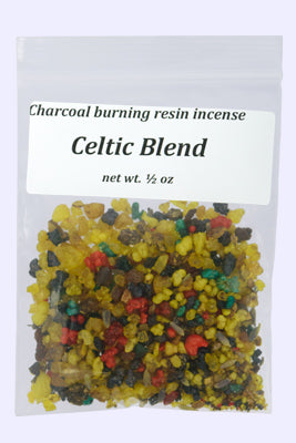 Celtic Blend Resin Incense - 1/2 oz