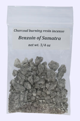 Benzoin of Sumatra Resin Incense - 3/4 oz