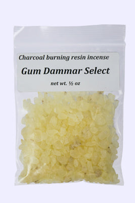 Gum Dammar Select Resin Incense 1/2 oz