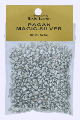 Pagan Magic Silver Resin Incense - 1/2 oz.