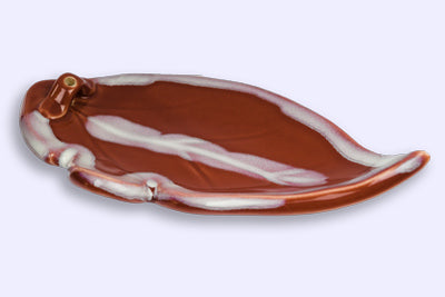 Crimson Leaf Incense Holder