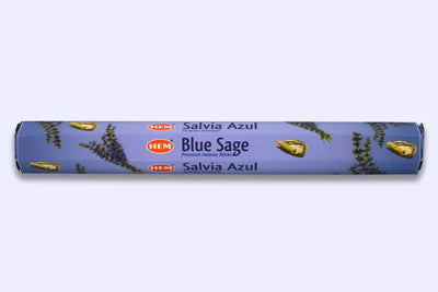 Blue Sage Incense 20 stick hex pack