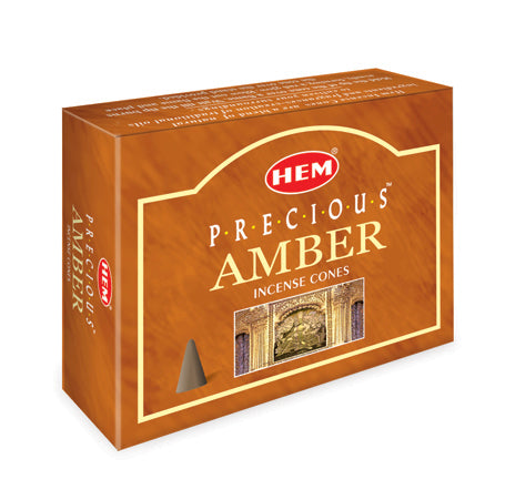 HEM Precious Amber Incense Cones