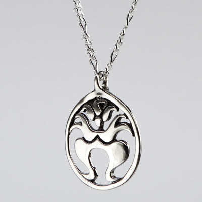 Kali Ma Large Sterling Silver Pendant