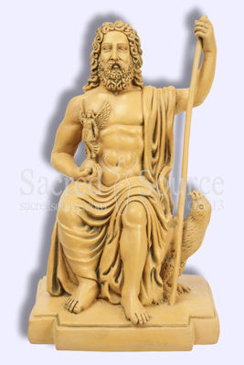 Zeus Greek Roman God statue