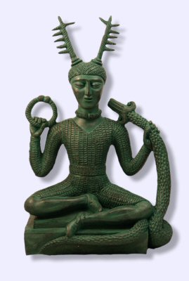 Kernunnos Celtic Horned God statue