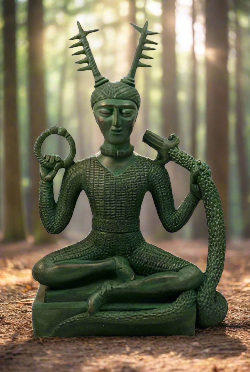 Kernunnos Celtic Horned God statue