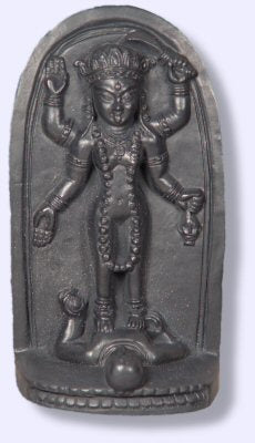 Kali Yantra Hindu Dark Goddess statue