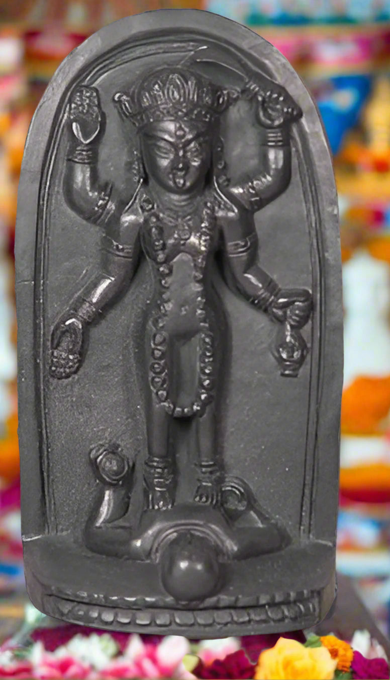 Kali Yantra Hindu Dark Goddess statue