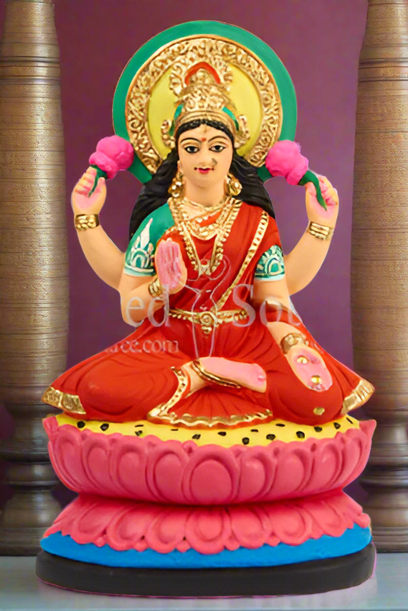 Laxshmi Hindu Good Luck Goddess statue