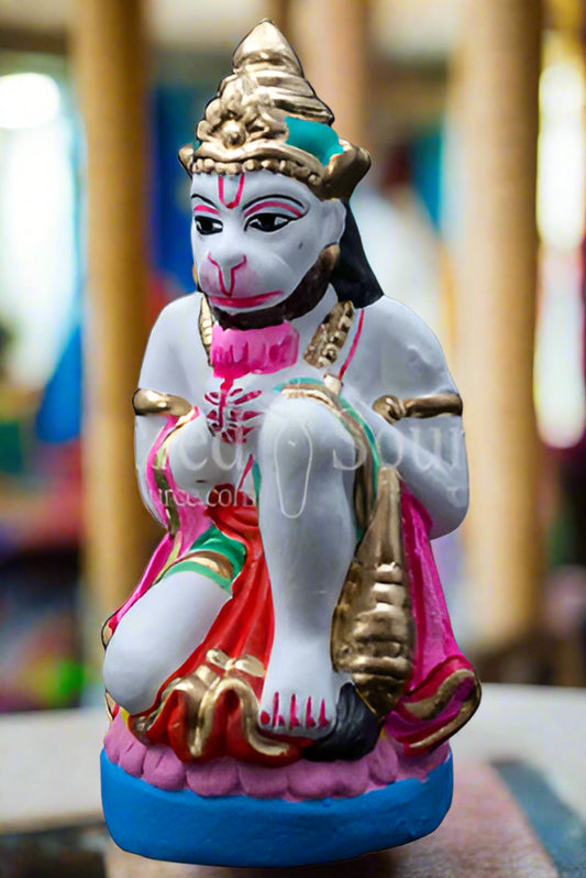 Hanuman Hindu Monkey God mini statue