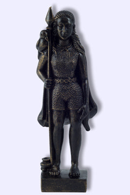 Morrigan Celtic Warrior Maiden Goddess statue