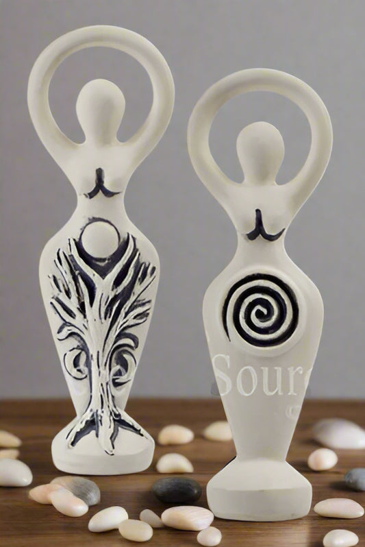 Spiral Goddess mini statue Abby Willowroot