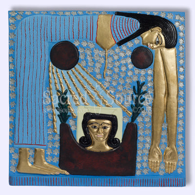 Nut Egyptian Sky Goddess plaque