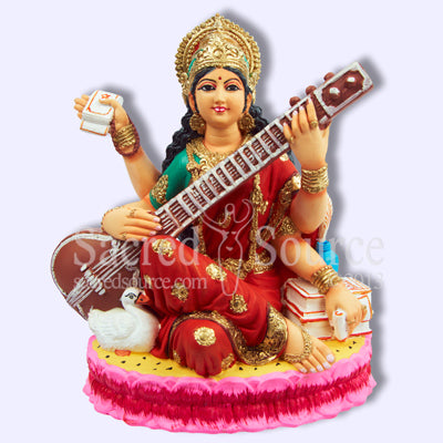 Saraswati Hindu Mother Music Goddess