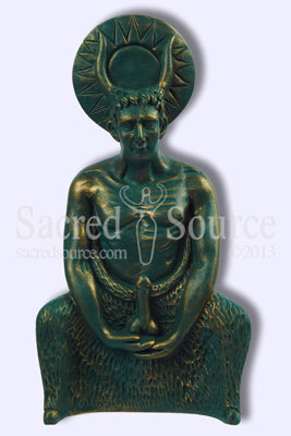 Satyr Herne Celtic Horned Green Man God statue