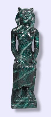 Sekmet Egyptian Lionheaded Cat Goddess statue