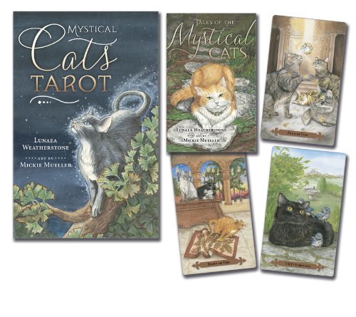 Mystical Cats Tarot Deck and Book